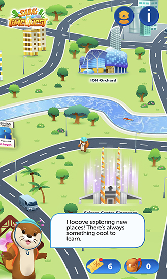 The interactive map connects familiar destinations, story encounters, collectibles, and rewards.
